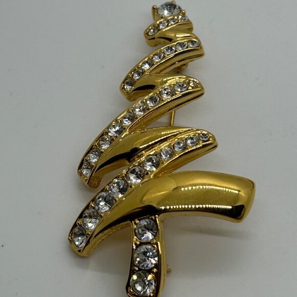 Christmas Brooch Tree Pin Radko Eisenberg Monet Claiborne Both Vintage Modern - Picture 7 of 16